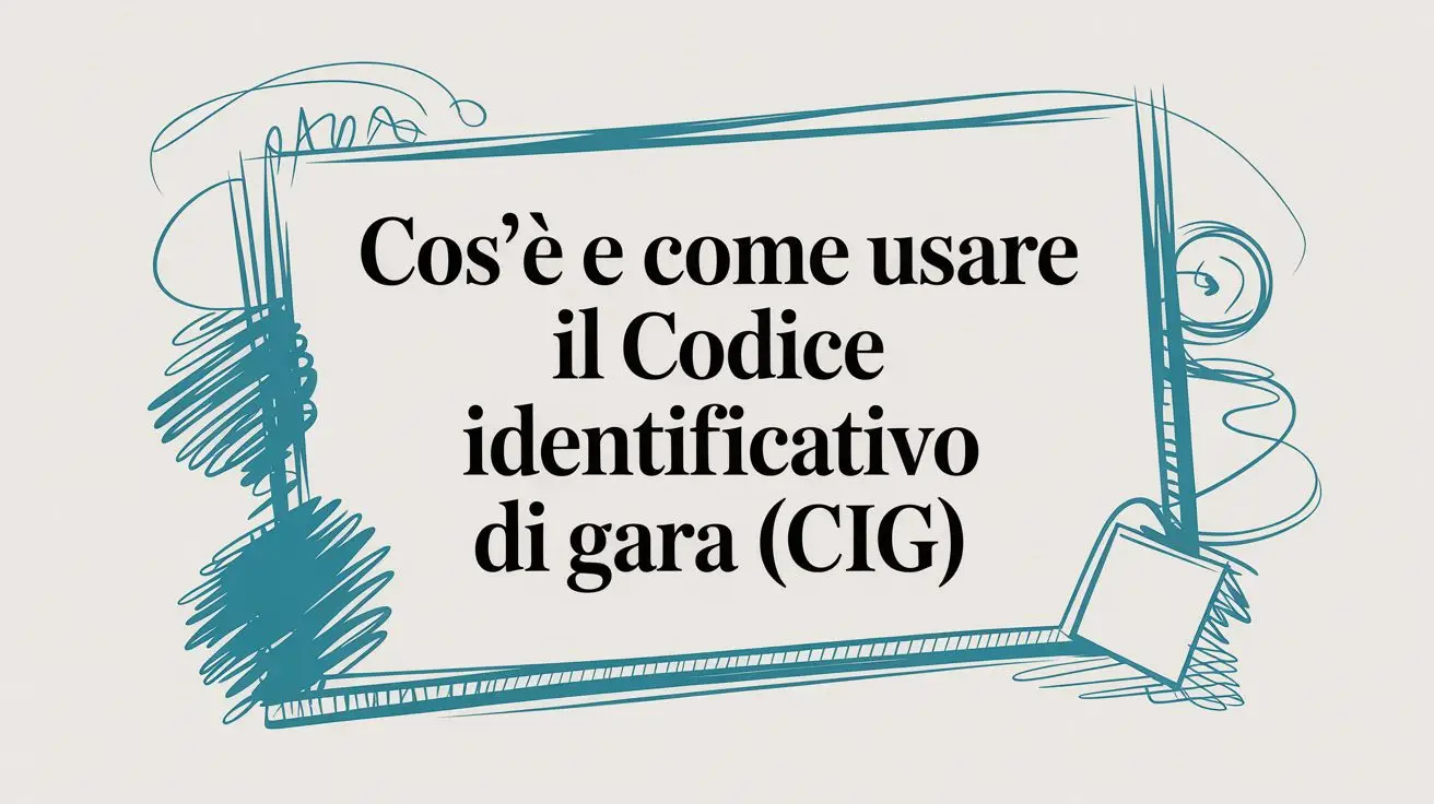 Cos'è e come usare il Codice Identificativo di Gara (CIG)
