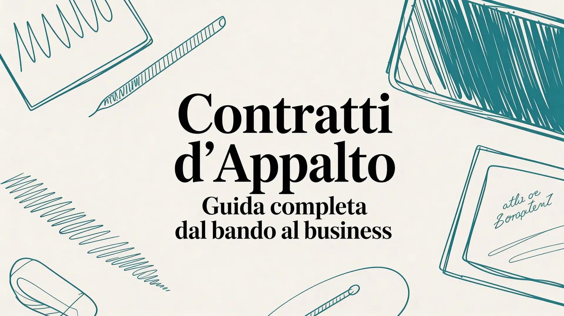 Contratti d appalto: Guida completa dal bando al business