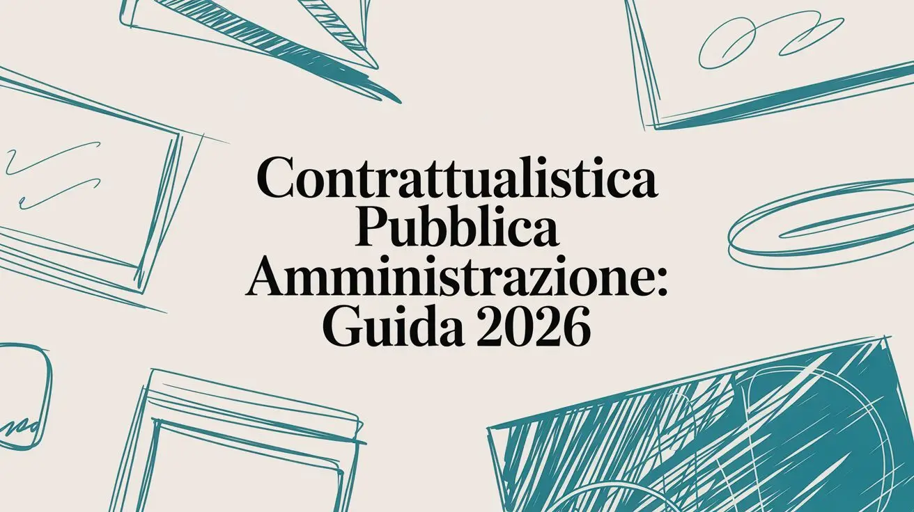Contrattualistica pubblica amministrazione: Guida 2026