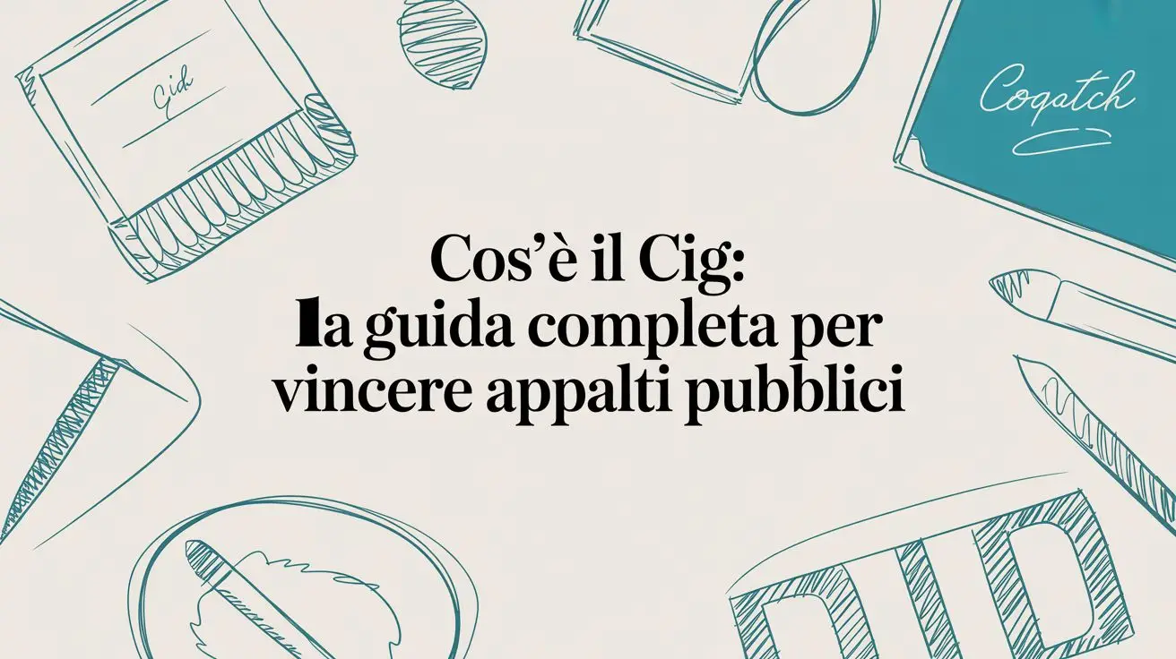 Cos'è il CIG: La Guida Completa per Vincere Appalti Pubblici