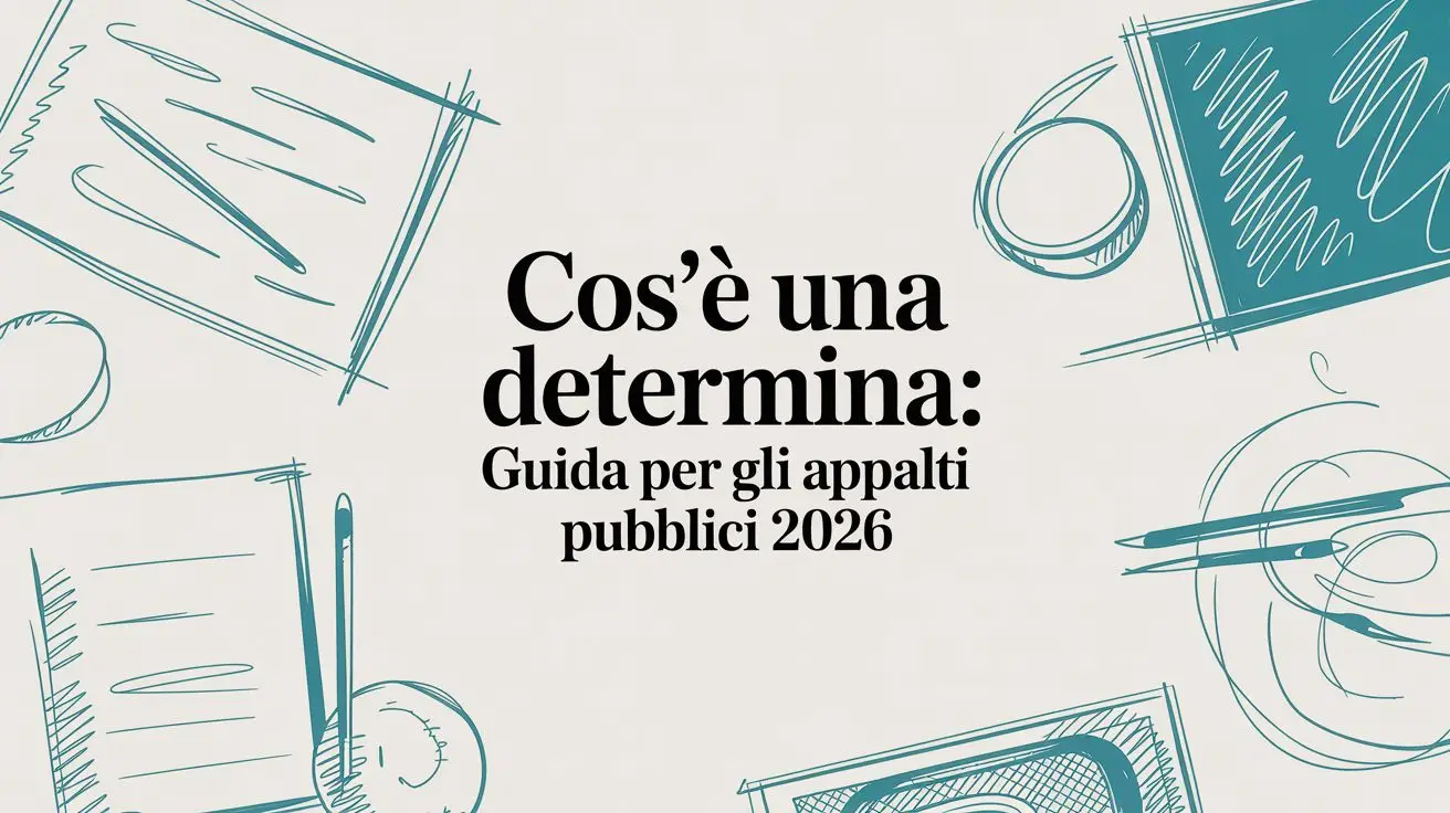 Cos'è una Determina: Guida per gli Appalti Pubblici 2026
