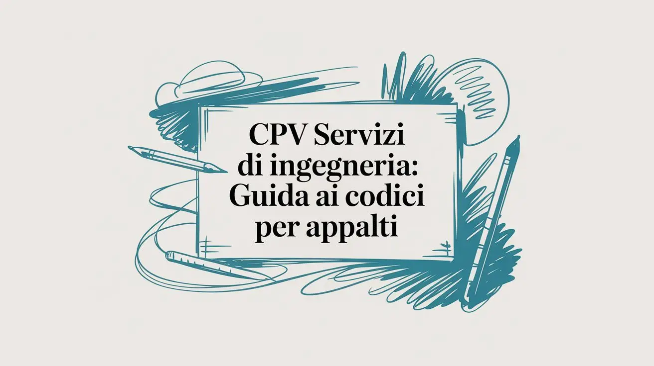 CPV Servizi di Ingegneria: Guida ai Codici per Appalti