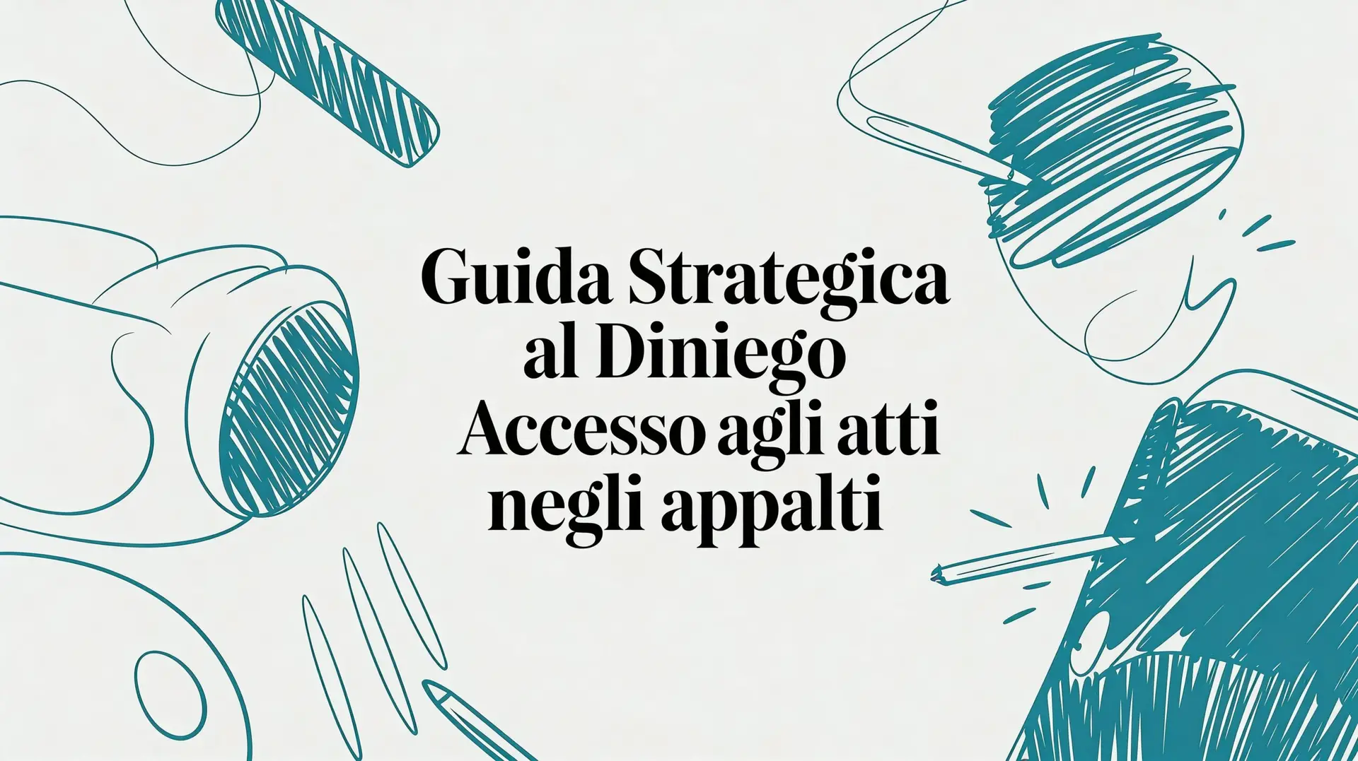 Guida strategica al diniego accesso agli atti negli appalti