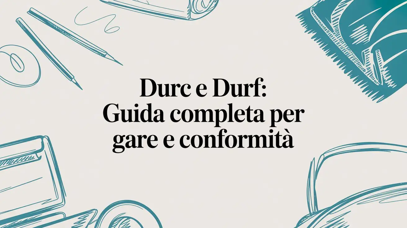 DURC e DURF: Guida Completa per Gare e Conformità