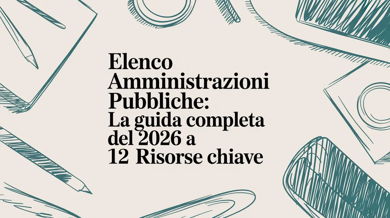 Elenco amministrazioni pubbliche: la guida completa del 2026 a 12 risorse chiave