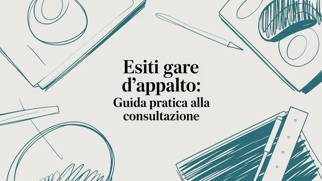 Esiti Gare d'Appalto: Guida Pratica alla Consultazione