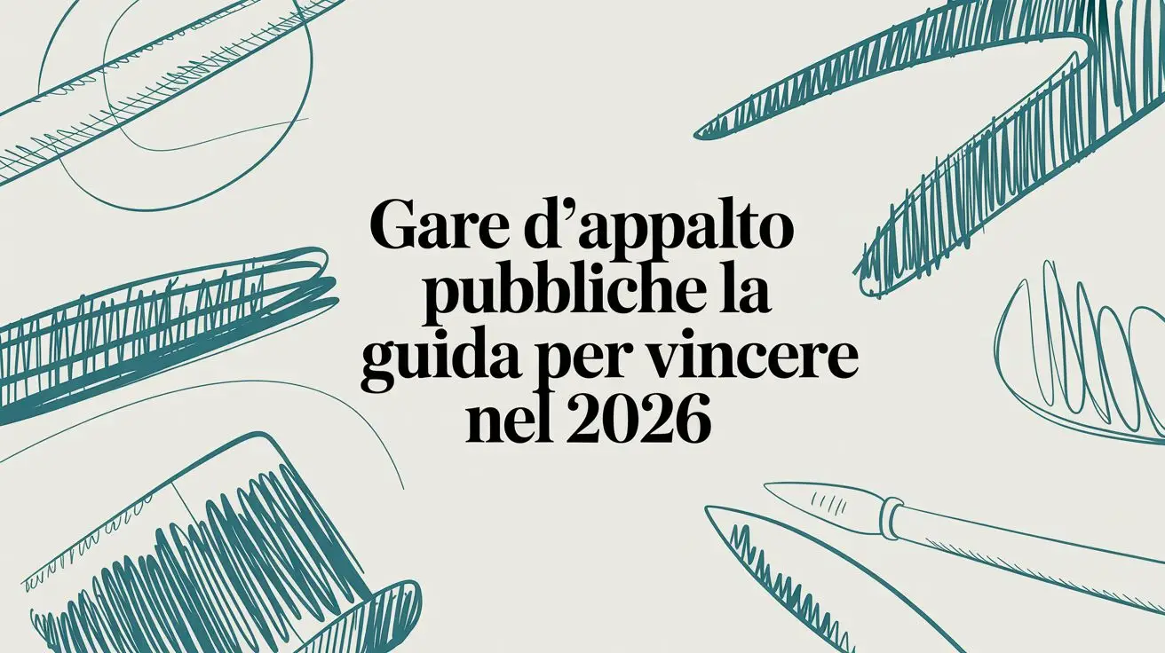Gare d'appalto pubbliche la guida per vincere nel 2026