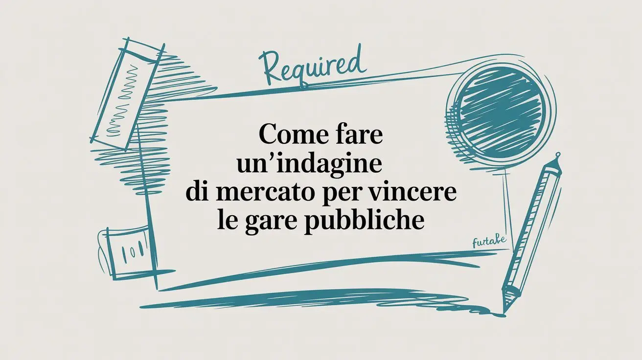 Come fare un'indagine di mercato per vincere le gare pubbliche