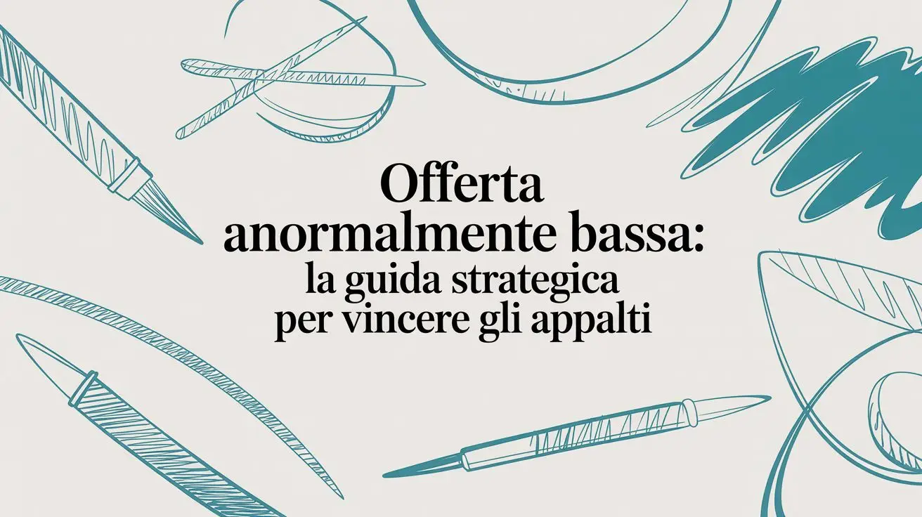 Offerta anormalmente bassa: la guida strategica per vincere gli appalti