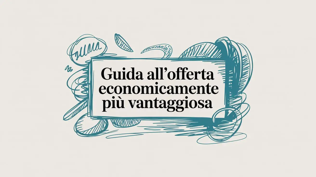 Guida all'offerta economicamente più vantaggiosa