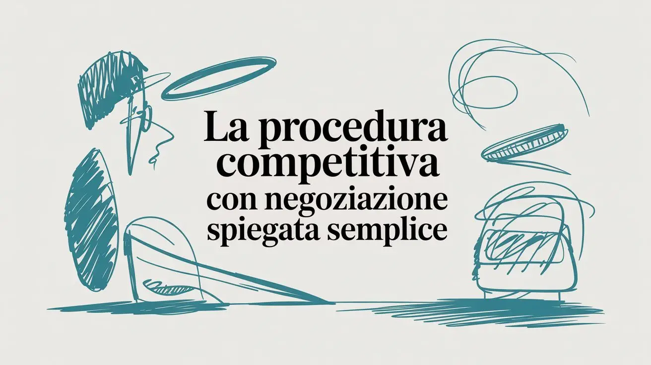 La procedura competitiva con negoziazione spiegata semplice
