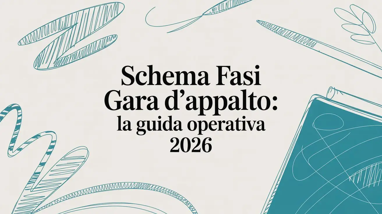 Schema Fasi Gara d'Appalto: La Guida Operativa 2026