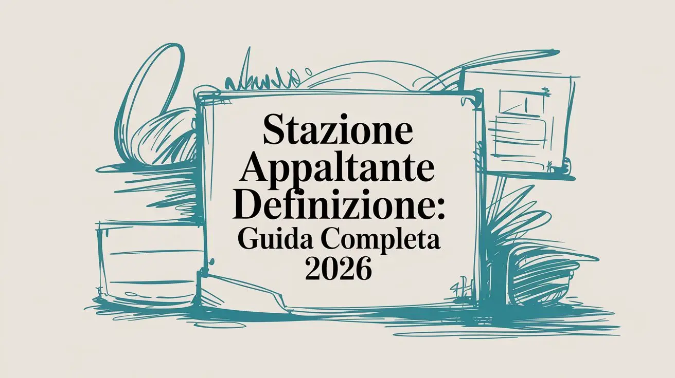 Stazione appaltante definizione: Guida completa 2026