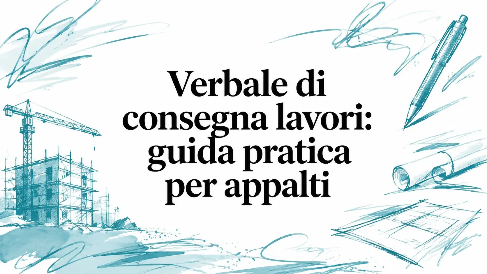 Verbale di consegna lavori: guida pratica per appalti