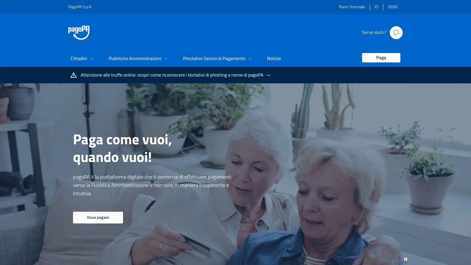 pagoPA – Elenchi Enti Creditori e Partner/Intermediari