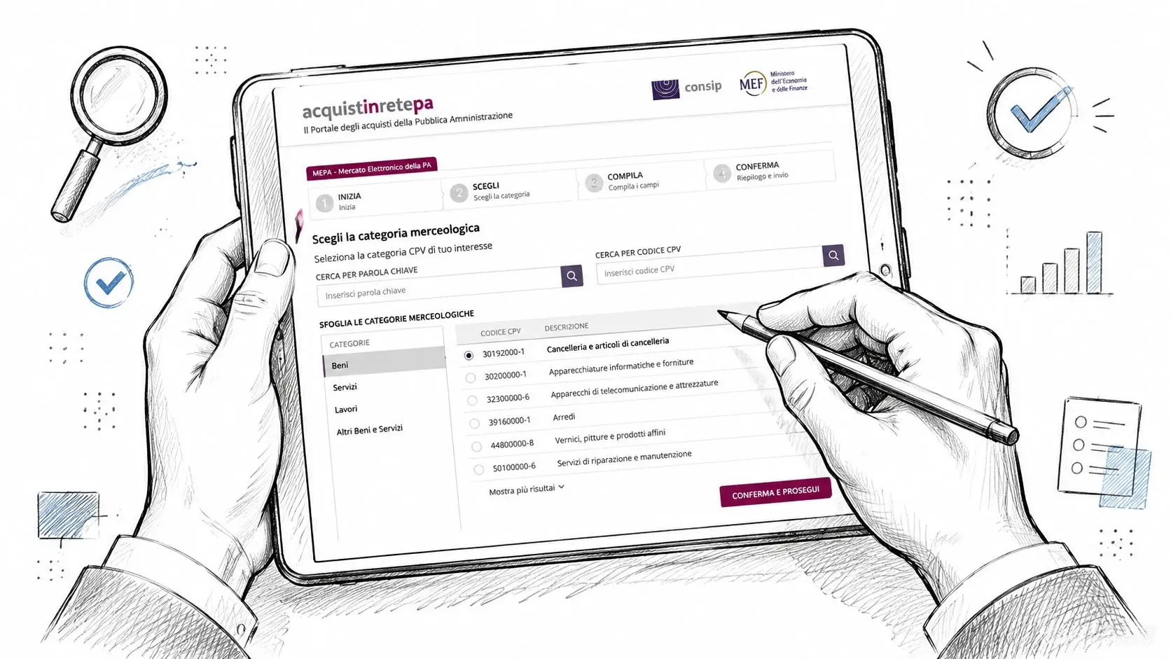 Screenshot from https://www.acquistinretepa.it/opencms/opencms/scheda_negoziazione.html